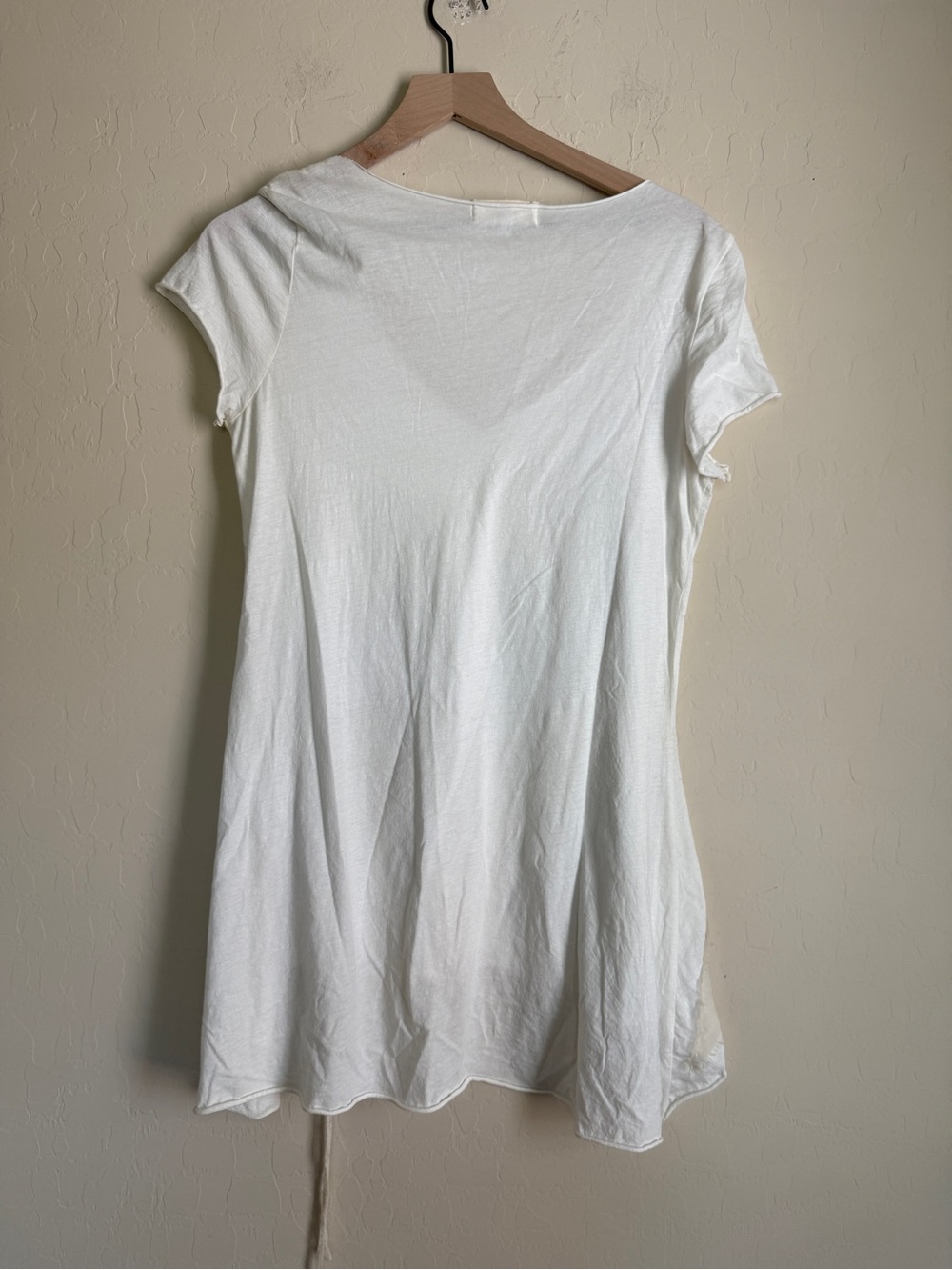 For Love and Liberty Layered Ivory White V-Neck Embellished Tunic Top Boho - Picture 2 of 6